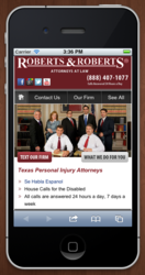 personal injury, wrongful death, accident, defective product, product liability, consumer injury, lawyers, attorneys, lawsuit, mobile device, mobile website, law firm website, Texas, Tyler, Waco